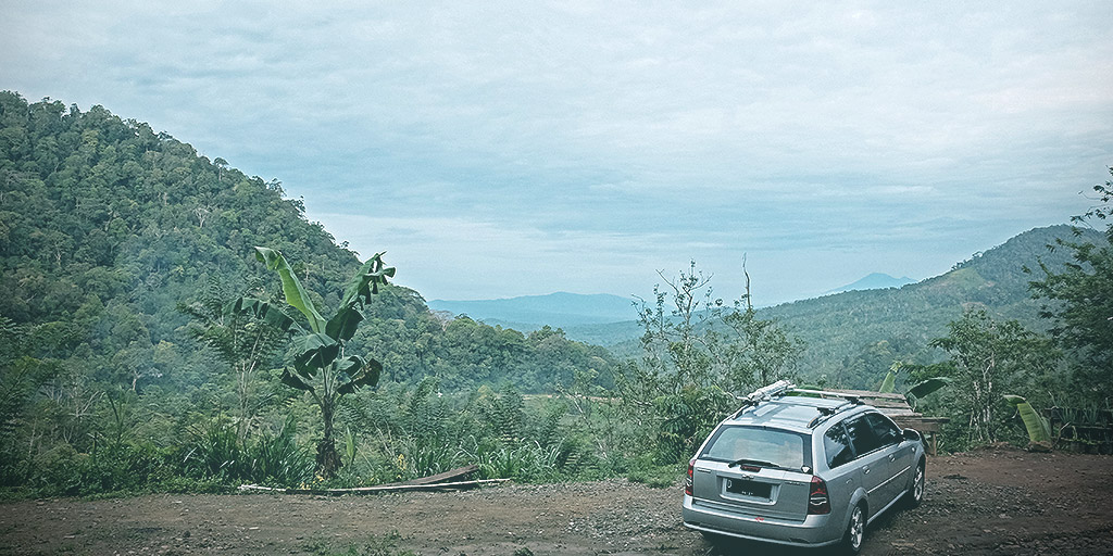 Petualangan 2000km: Pulang dan Bau Durian - Pemandangan Taba Penanjung, jalan lintas Curup-Bengkulu