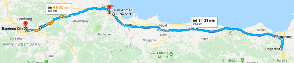 Keep Calm and Go To Semarang - Rute pulang yang kami tempuh